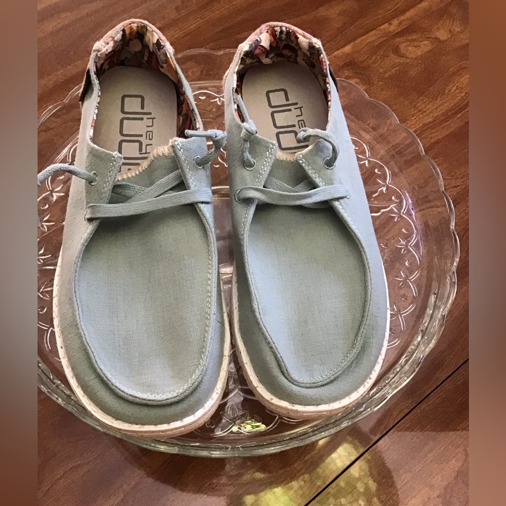 Hey Dude Wendy Low Top Moc in Aloe (Light Green)